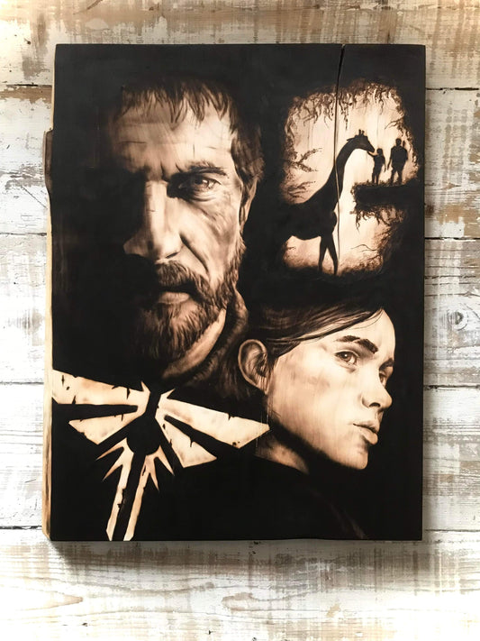 Last of us composition wall decor- one off